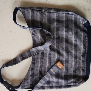 Thirty One Bags 31 Retro Metro Hobo Crossbody woven stripe